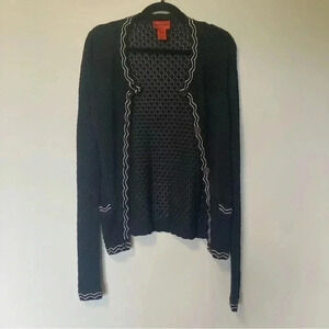 Missoni for Target black white button  cardigan